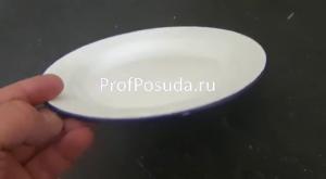 Тарелка мелкая эмалированная ProHotel  фото 5