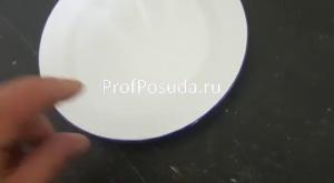 Тарелка мелкая эмалированная ProHotel  фото 8