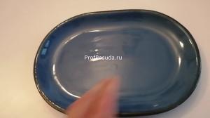 Блюдо овальное «Синий крафт» Борисовская Керамика Синий крафт фото 5