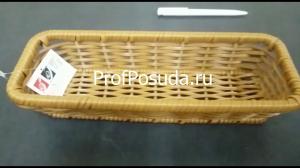 Корзина плетеная для хлеба прямоугольная ProHotel Prohotel фото 1