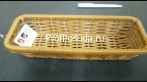 Корзина плетеная для хлеба прямоугольная ProHotel Prohotel фото 2