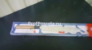 Нож янагиба для суши, сашими Paderno  фото 3