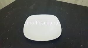 Тарелка квадратная «Монако Вайт» Steelite White-Quadro фото 1