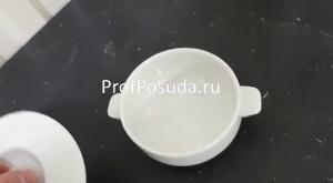 Супница, Бульонница (бульонная чашка) «Симплисити Вайт» с крышкой Steelite Simplicity White фото 5