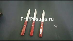 Нож столовый с деревянной ручкой (3 штуки) Tramontina Polywood фото 2