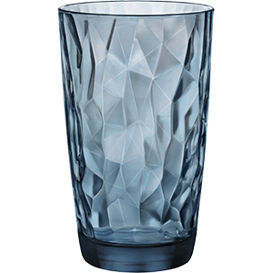 Хайбол «Даймонд»; стекло; 470мл; D=85,H=144мм; синий