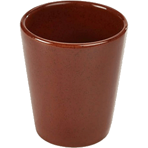 Стакан; керамика; 320мл; D=85,H=100мм; коричневый 