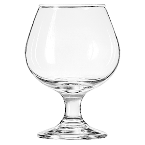 Бокал для коньяка и бренди «Эмбасси»; стекло; 260 мл; диаметр=60/83, высота=117, длина=83 мм; прозрачный