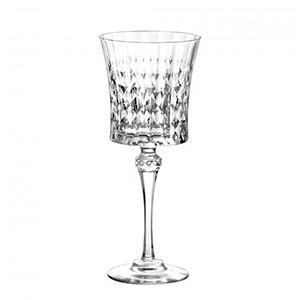 Бокал для вина «Леди Даймонд»; хрустальное стекло; 190 мл; диаметр=80, высота=200 мм; прозрачный