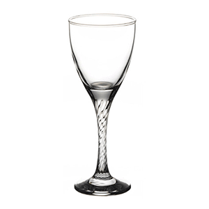 Бокал для вина «Твист»; стекло; 205мл; D=74,H=190мм; прозрачный