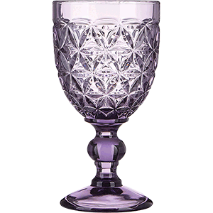Бокал для вина; стекло; 250мл; D=86/75,H=163мм; фиолетовый