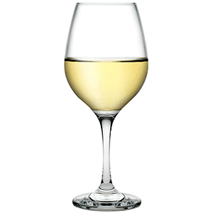 Бокал для вина «Амбер»; стекло; 365мл; прозрачное