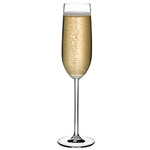 Бокал для шампанского флюте «Винтаж»  хрустальное стекло  220мл NUDE