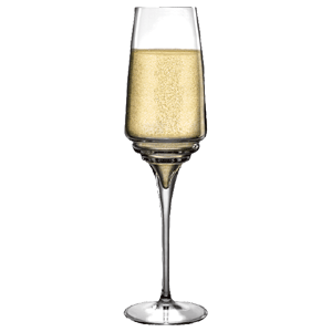 Бокал для шампанского флюте «Испириенз»; хрустальное стекло; 275 мл; диаметр=49/75, высота=255 мм; прозрачный