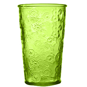 Стакан для коктейлей; стекло; 300мл; зелен.
