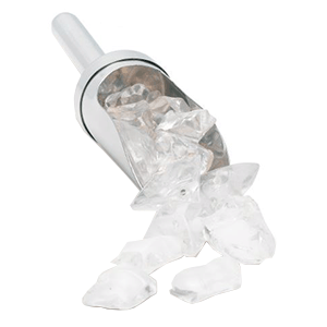 Совок для льда «Проотель»  сталь нержавеющая  d=5см, L=19см/8см ProHotel