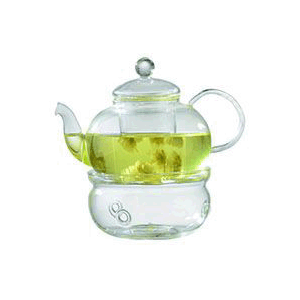 Комплект для подогрева чайника «Проотель»; термостойкое стекло,металл