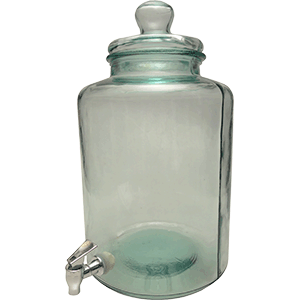 Лимонадник (банка-емкость с краном)  стекло  12.5л San Miguel