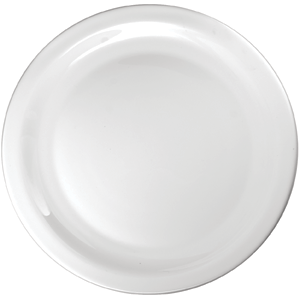Тарелка пирожковая «Перформа»; стекло; диаметр=15.5, высота=1.5 см.; белый