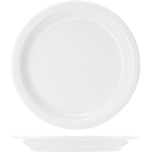 Тарелка пирожковая «Америка»; фарфор; D=16.5см; белый
