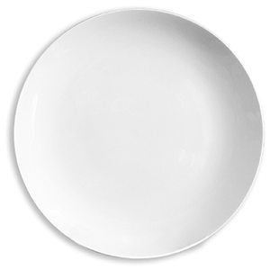 Тарелка без борта мелкая «Кунстверк»; материал: фарфор; диаметр=20 см.; белый
