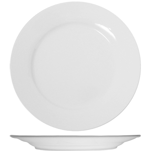 Тарелка мелкая «Кунстверк»; материал: фарфор; диаметр=23 см.; белый