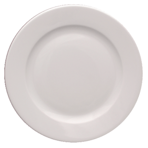 Тарелка мелкая «Кашуб-хел»; материал: фарфор; диаметр=24, высота=3 см.; белый