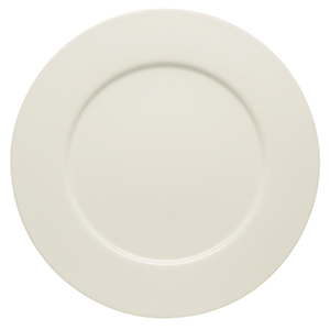 Тарелка мелкая «Пьюрити»; материал: фарфор; диаметр=24 см.; белый