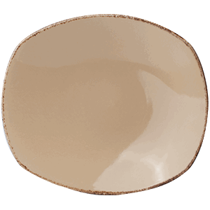 Тарелка глубокая овальная «Террамеса вит»  материал: фарфор  высота=6, длина=25.5, ширина=24 см. Steelite