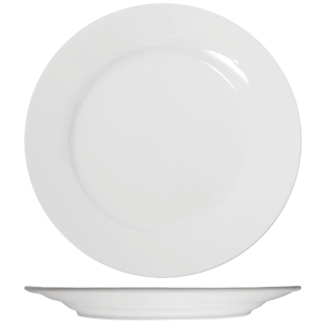 Тарелка мелкая «Кунстверк»; материал: фарфор; диаметр=27 см.; белый
