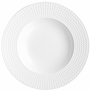 Тарелка «Сатиник»; материал: фарфор; диаметр=28 см.; белый