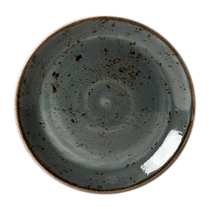 Тарелка мелкая «Крафт»; материал: фарфор; диаметр=28 см.; синий