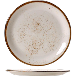 Тарелка мелкая «Крафт»; материал: фарфор; диаметр=28 см.; белый