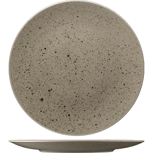 Тарелка мелкая «Лайфстиль»; фарфор; D=27см; песочный 