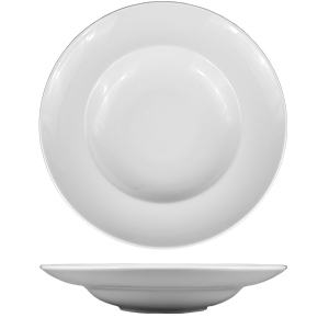 Тарелка для пасты «Тренд»; фарфор; 500мл; D=29см; белый