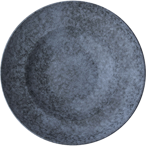 Тарелка для пасты «Органика»; фарфор; D=27см; серый