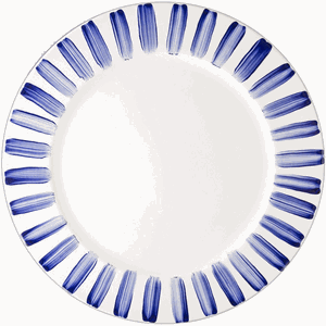 Тарелка «Индиго»;  фарфор;  D=28см;  синий