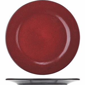Тарелка «Млечный путь красный»   фарфор   D=26см Борисовская Керамика