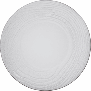 Тарелка «Свелл»;  керамика;  D=310,H=34мм;  белый
