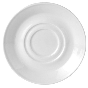 Блюдце «Симплисити Вайт»; материал: фарфор; диаметр=11.5 см.; белый