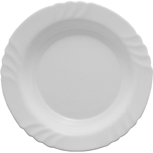 Блюдо глубокое «Эбро»; стекло; диаметр=32 см.; белый