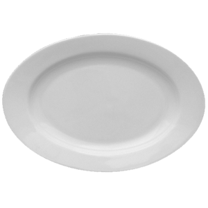 Блюдо овальное «Кашуб-хел»  материал: фарфор  высота=5.5, длина=38, ширина=26 см. Lubiana