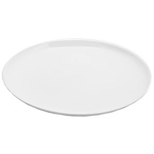 Блюдо для пиццы «Бургер Солюшнс»; стекло; D=32см; белый