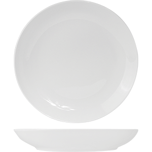 Блюдо глубокое «Кунстверк»; материал: фарфор; диаметр=46 см.; белый