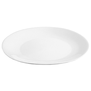 Блюдо «Алберго»; фарфор; D=455, H=35мм; белый