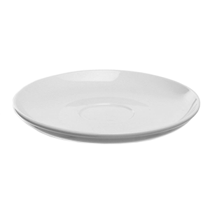 Блюдце «Перла»; материал: фарфор; диаметр=15 см.; белый