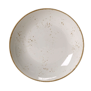 Салатник «Крафт»; материал: фарфор; 1000 мл; диаметр=25.5, высота=3.5 см.; белый