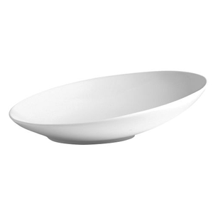 Салатник «Монако Вайт»; материал: фарфор; 610 мл; диаметр=305, высота=85 мм; белый