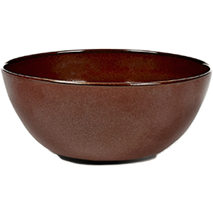 Салатник; керамика; D=13.7,H=6см; коричневый