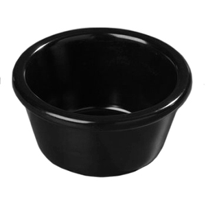 Соусник; пластик; 45 мл; диаметр=6, высота=4 см.; цвет: черный